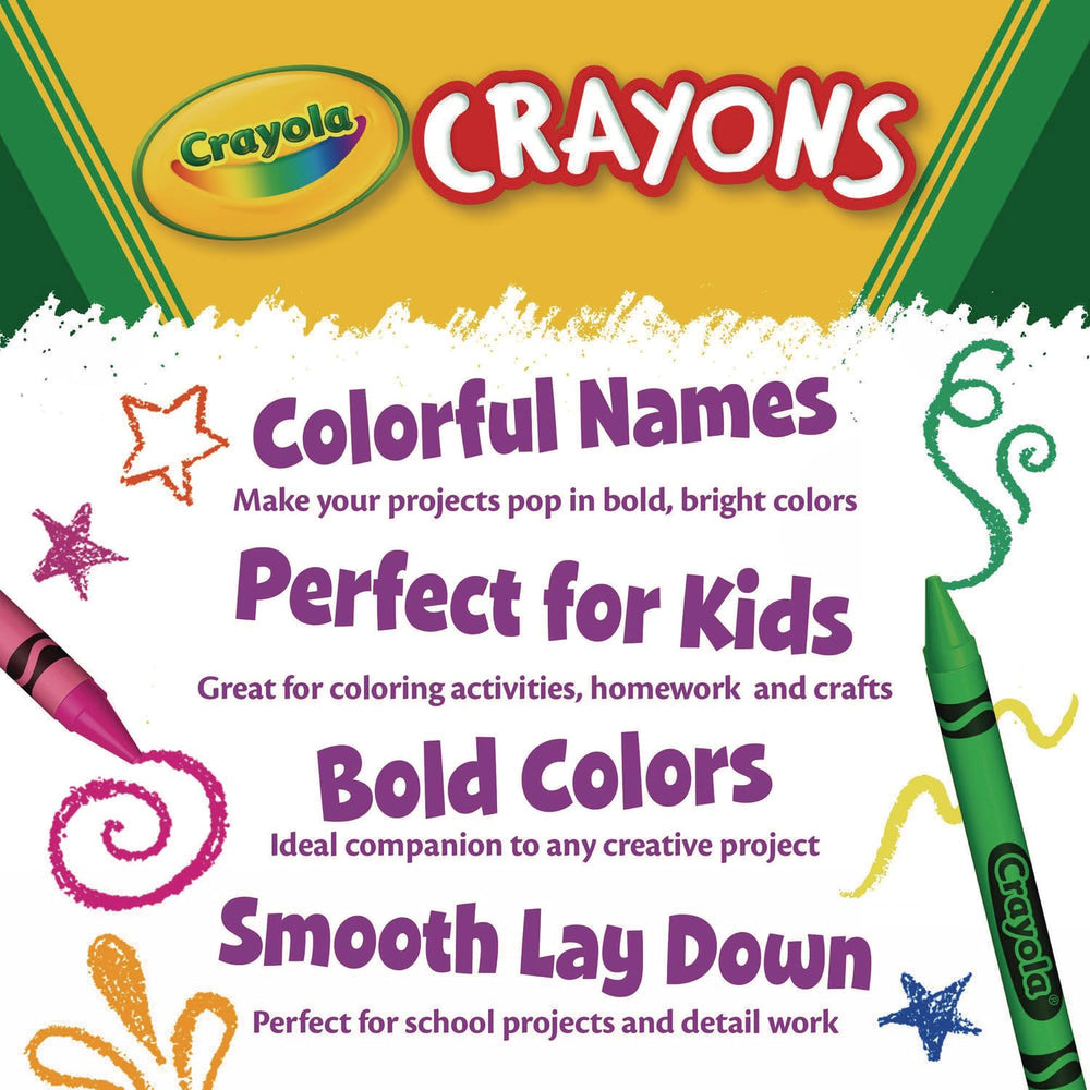 Crayola Jumbo Crayons kids drawing with bold smooth color coverage