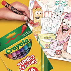 Crayola Jumbo Crayons easy to grab during travel or quiet time