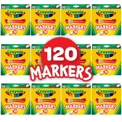 Crayola Markers color spectrum shown for vibrant learning activities.