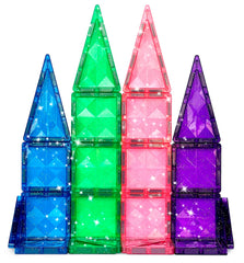 CreateOn Crayola Mini Magnetic PIP-Tiles glitter color shapes learning in bright hues