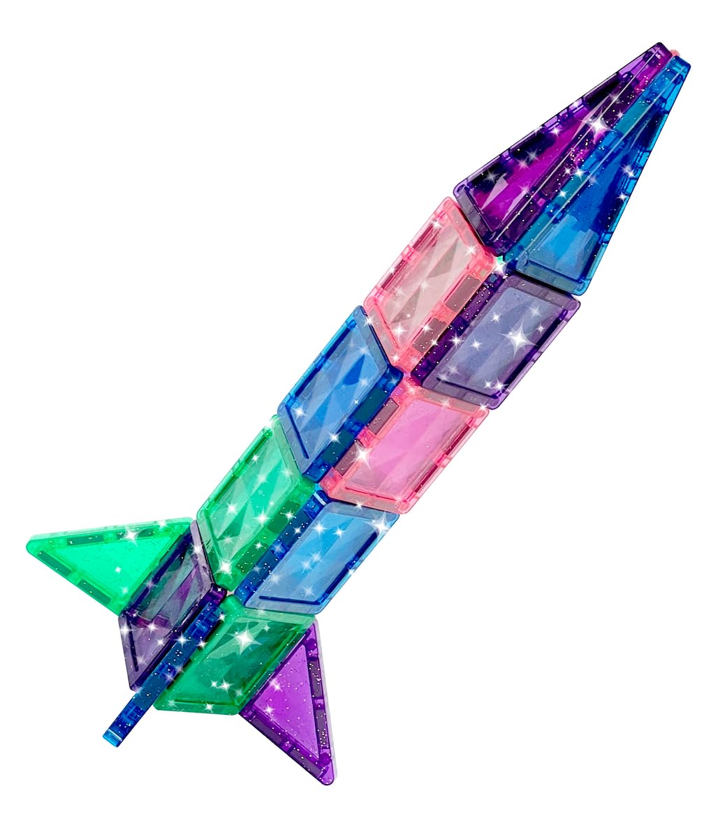 CreateOn Crayola Mini Magnetic PIP-Tiles glitter doodles to numbers for early math play