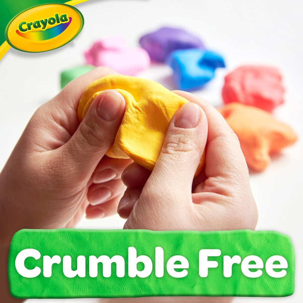 Crayola Modeling Dough sealed lid, keeps dough soft and ready for reuse