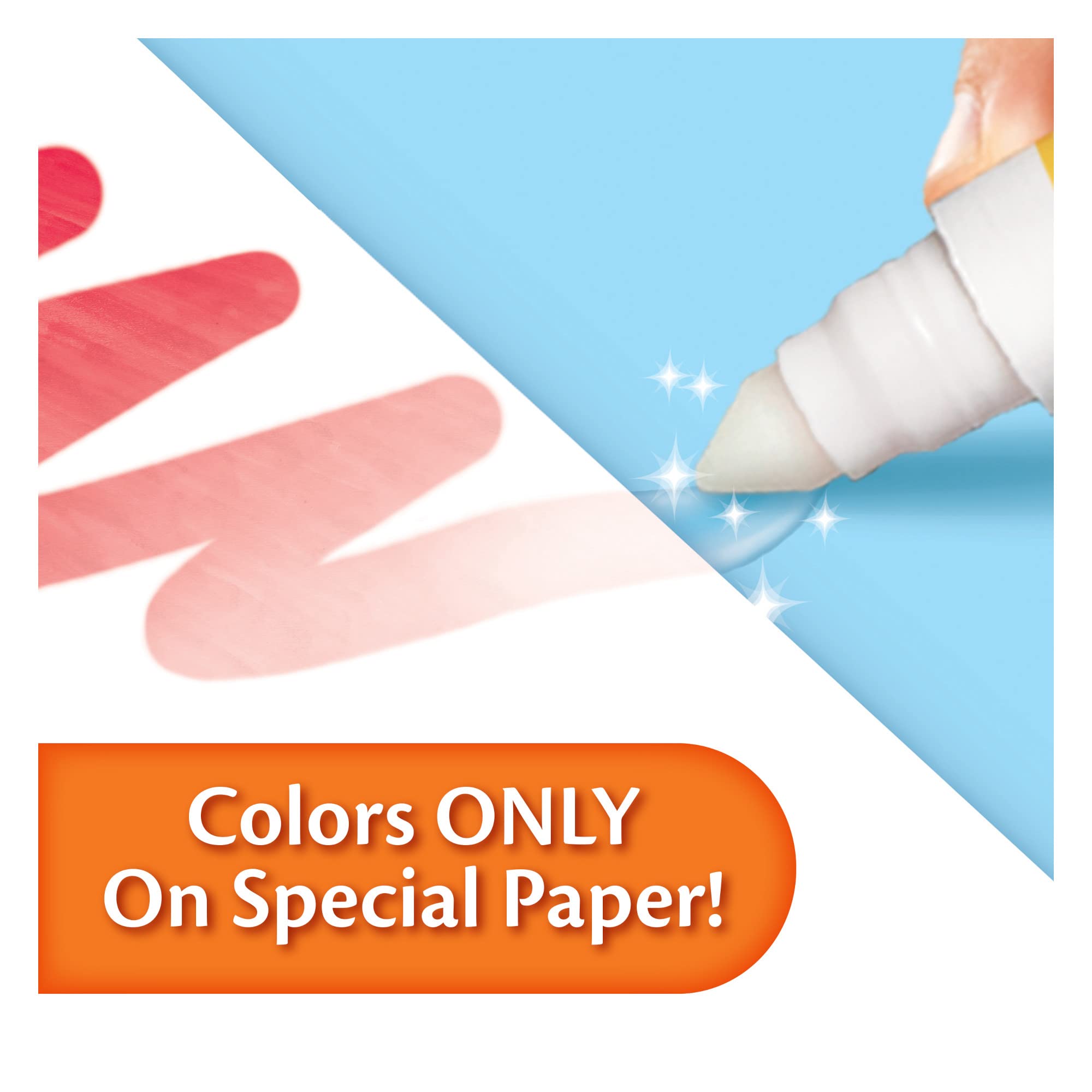 Crayola Color Wonder spiral bound pages keep coloring organized during trips.