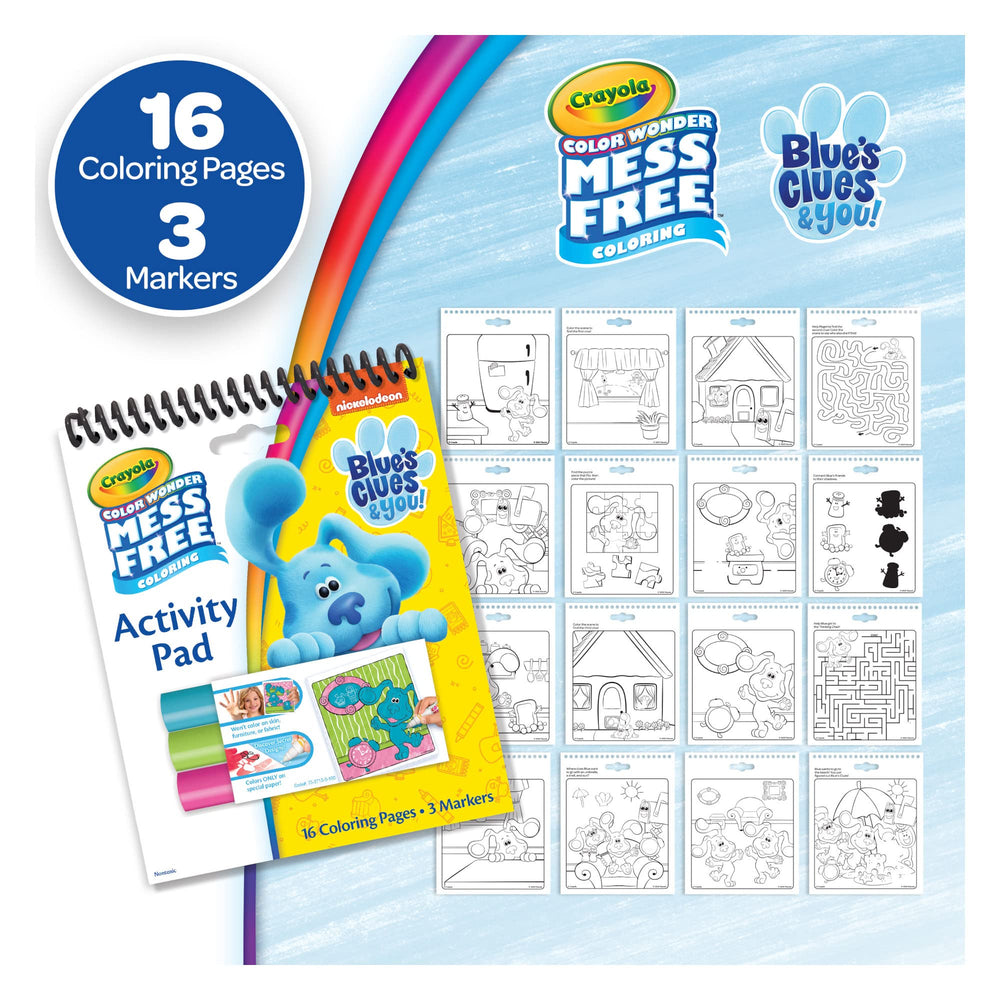Color Wonder stocking stuffer idea by Crayola Nickelodeon for kids.