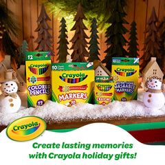 Crayola markers are non-toxic and kid-friendly for safe crafting.