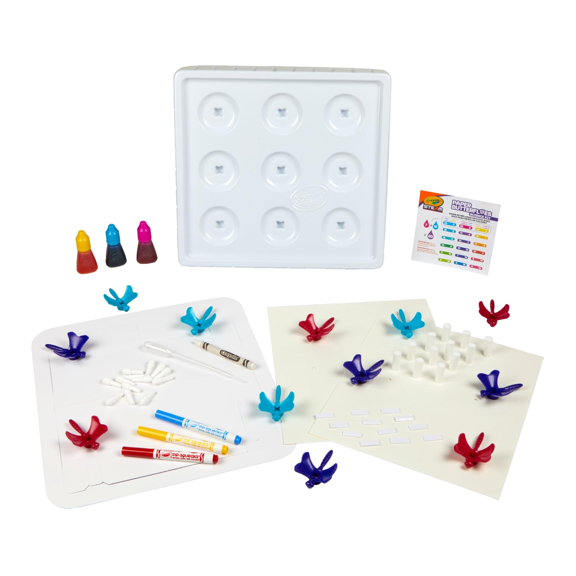 Crayola kit guide helps kids learn through art and science.