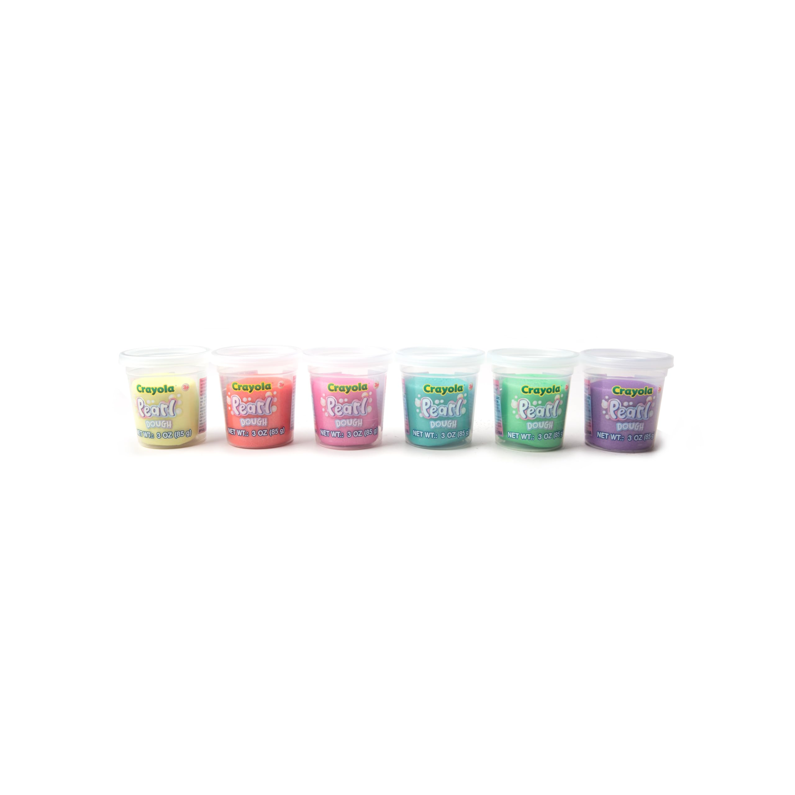 Crayola Pearl Dough 20pk easy-carry handle for on-the-go craft sessions.
