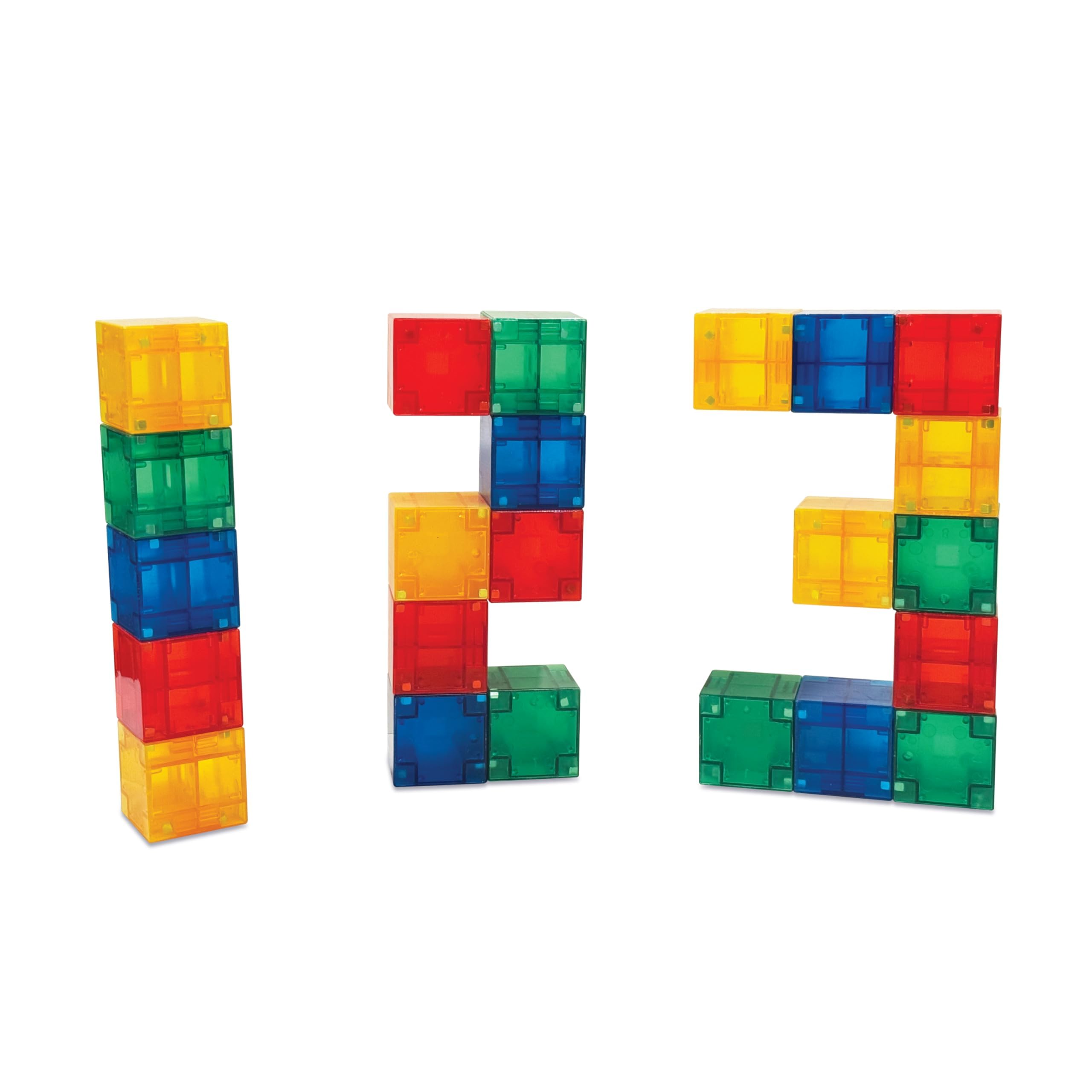 Crayola PIP Cubes six-sided blocks enable builds in all directions