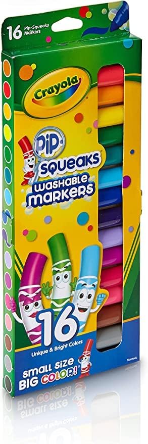 Crayola Pip-Squeaks markers support sustainable crafting through renewable energy and responsible materials.