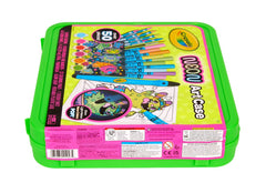 Crayola Reusable Plastic Case keeps supplies organized and portable.