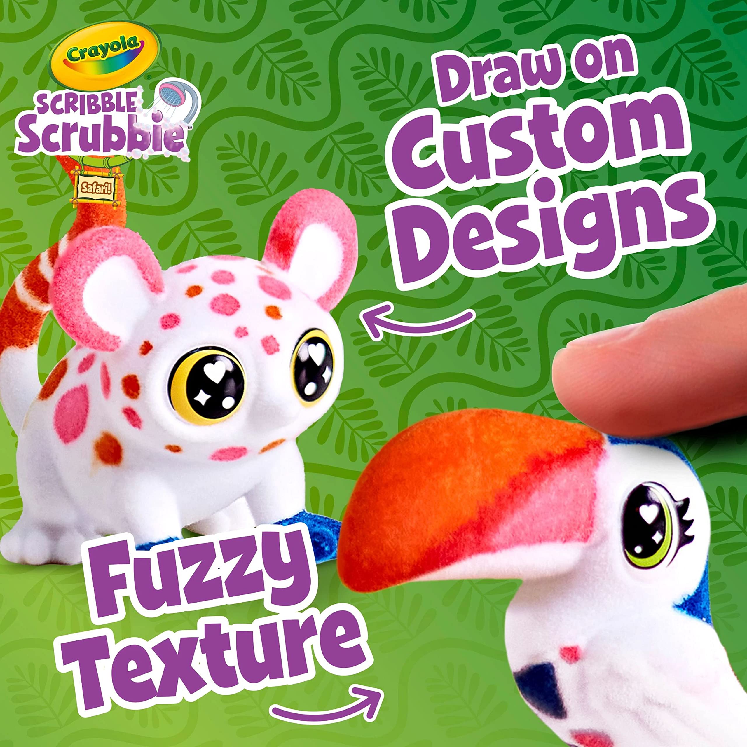 Crayola Scribble Scrubbie markers deliver bold color that washes away for reuse.