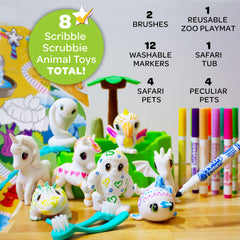 Crayola Scribble Scrubbie Peculiar Zoo pet waiting for a color makeover.
