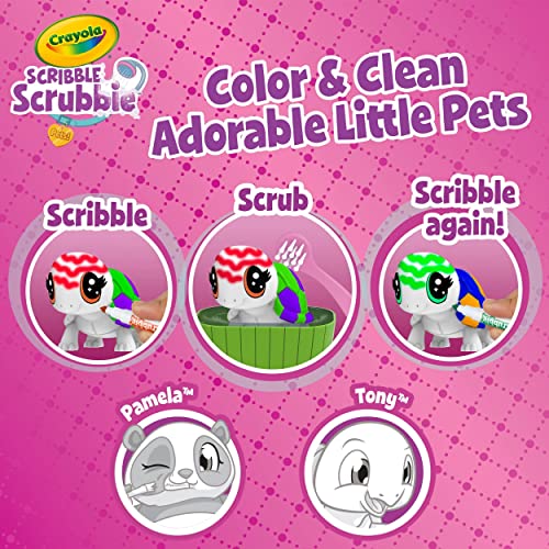 Crayola Scribble Scrubbie Pets creative play tools encourage expressive art.