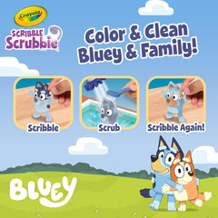 Crayola Scribble Scrubbies Bluey Poolside Playset scenic backdrop sparks imaginative storytelling