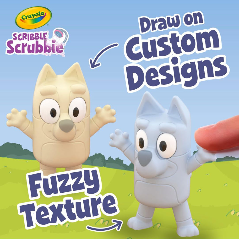 Crayola Scribble Scrubbies Bluey Poolside Playset inner tube for colorful pretend swimming