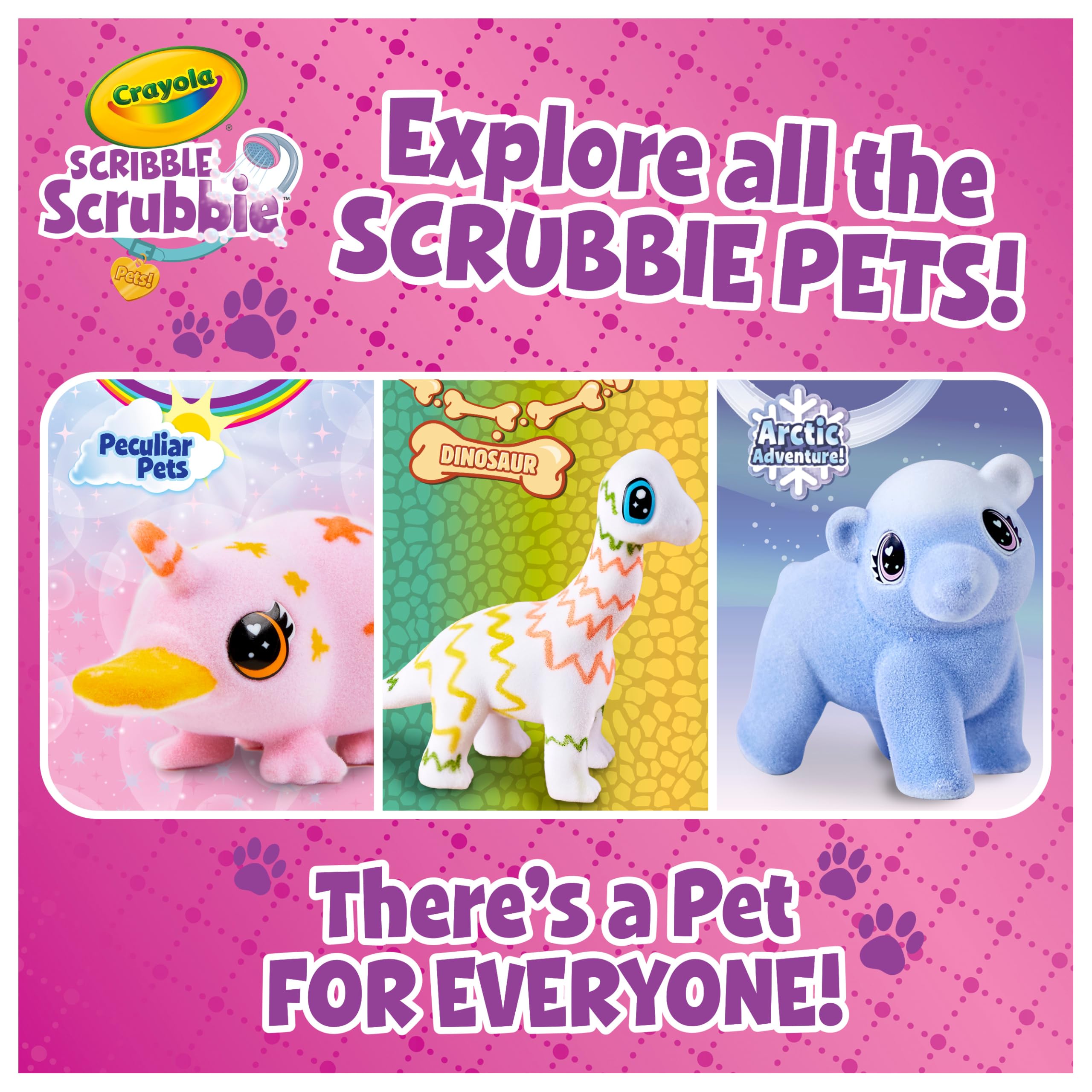 Stocking stuffer ready Crayola Scribble Scrubbies glam pack for kids 3 and up.