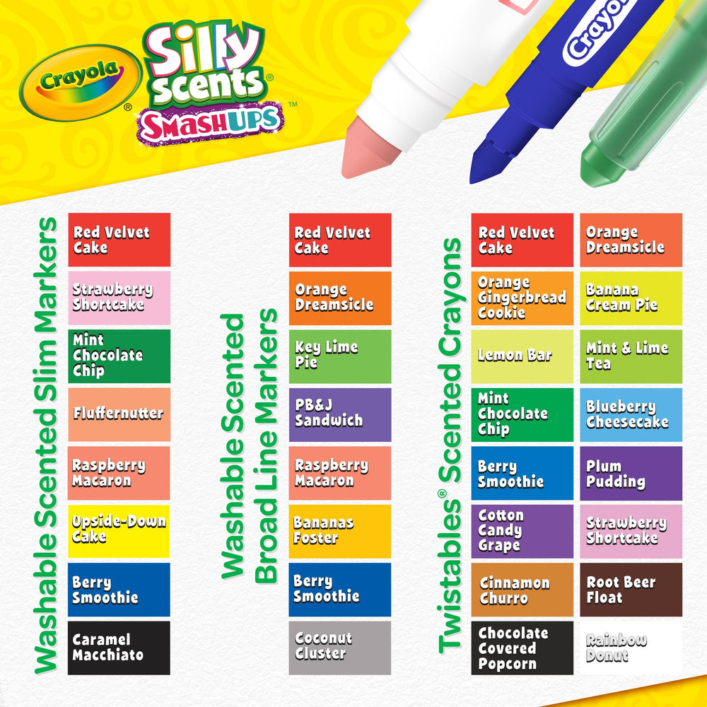Crayola Silly Scents coloring pages inviting imaginative play and practice.