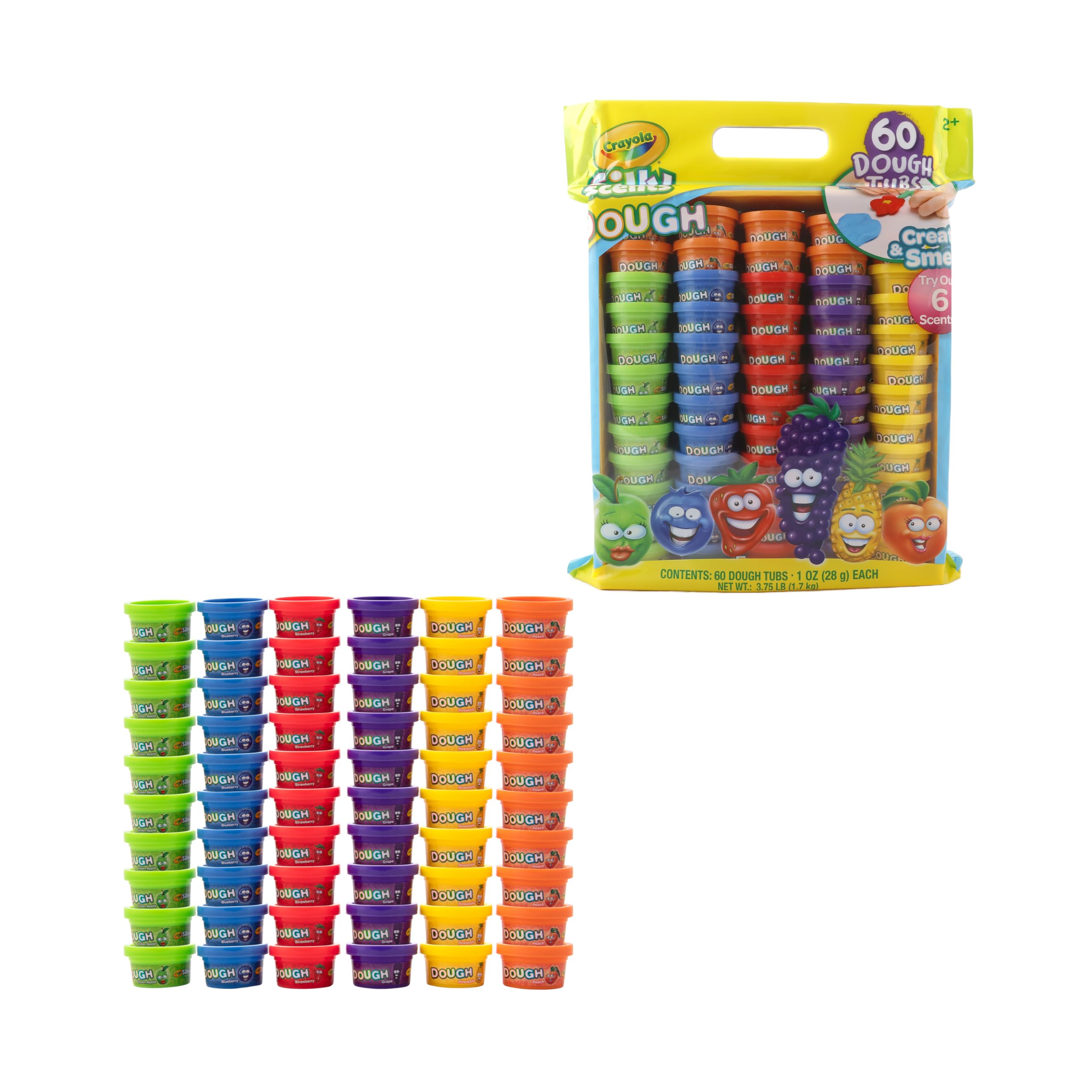 Crayola Silly Scents Dough crafting monsters and pumpkins for Halloween.