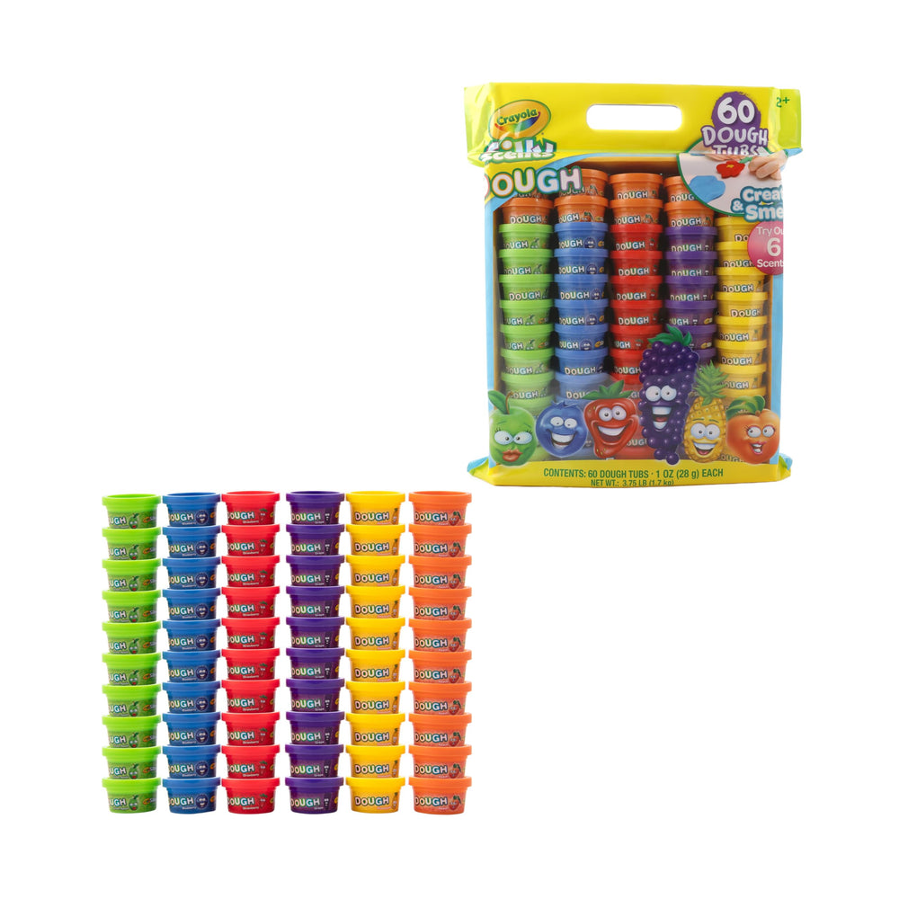 Crayola Silly Scents Dough crafting monsters and pumpkins for Halloween.