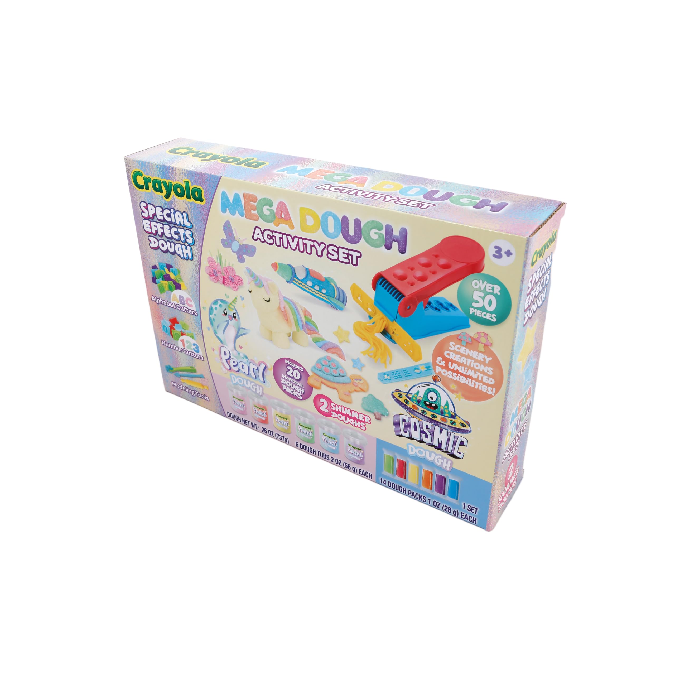 Crayola Silly Scents Mega Dough extruder tool for shaping and textures.