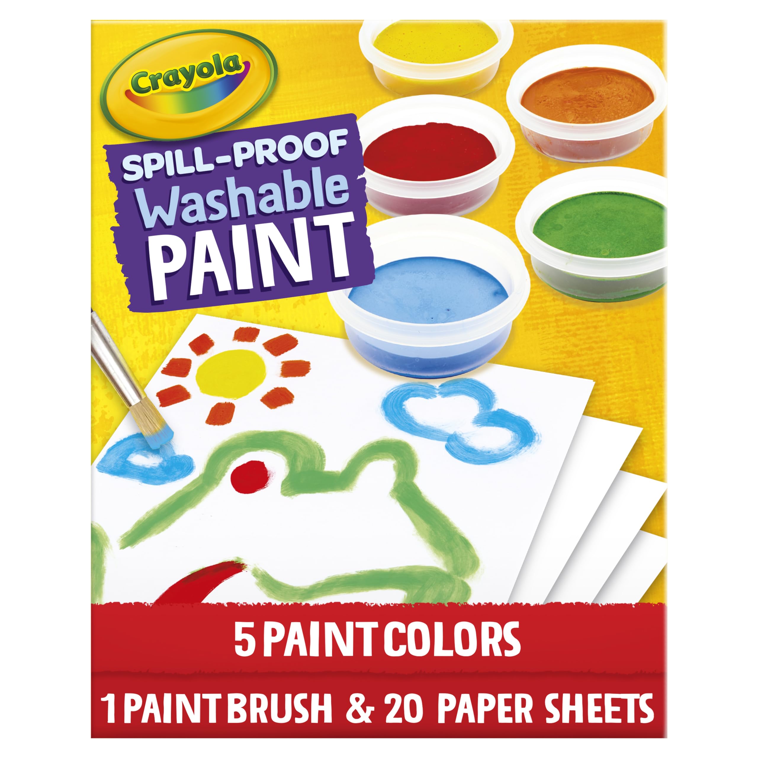Crayola Spill Proof Paint Set makes a festive stocking stuffer idea.