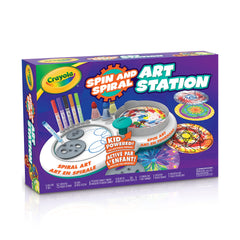 Crayola Spin & Spiral Art Station base unit for stand-alone art sessions and easy setup.