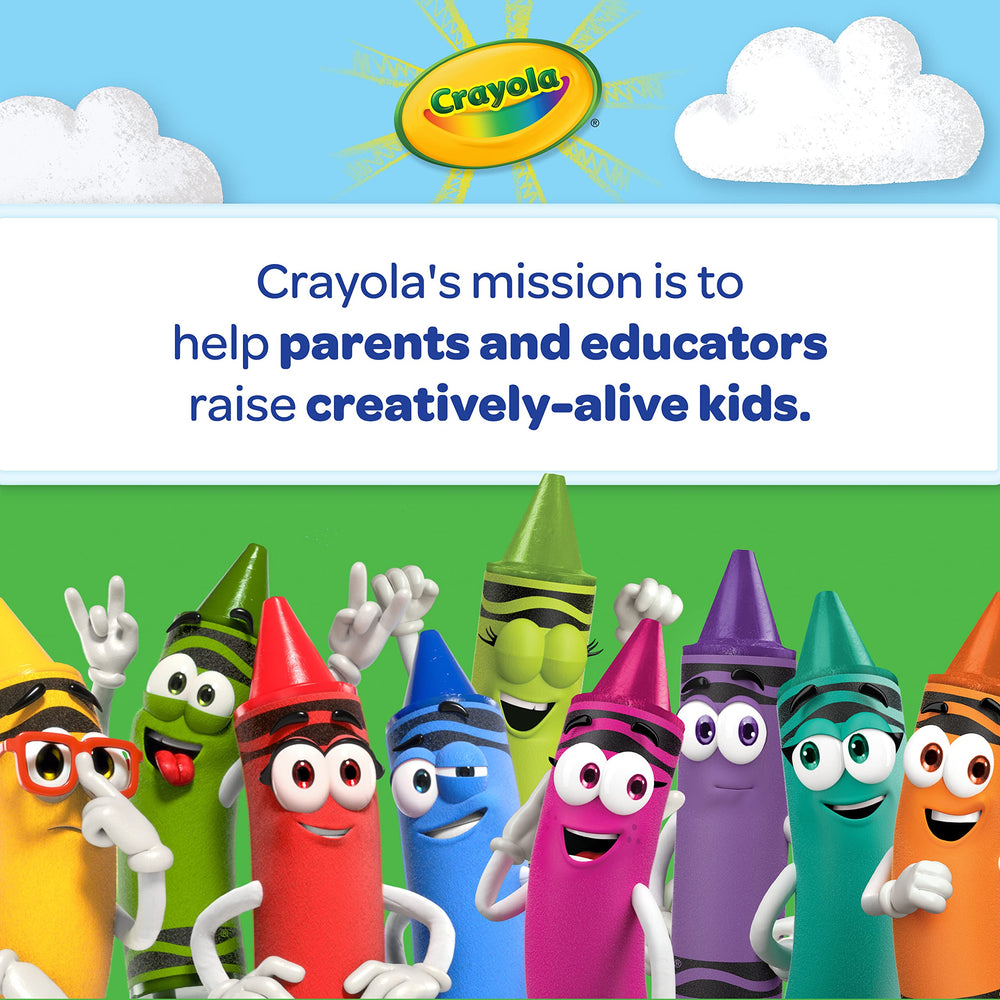 Crayola Spin & Spiral Art Station paper discs illustrate quick layered art with color.