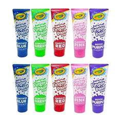 Crayola Taste Beauty bathtub finger paints add vibrant colors for creative bath art