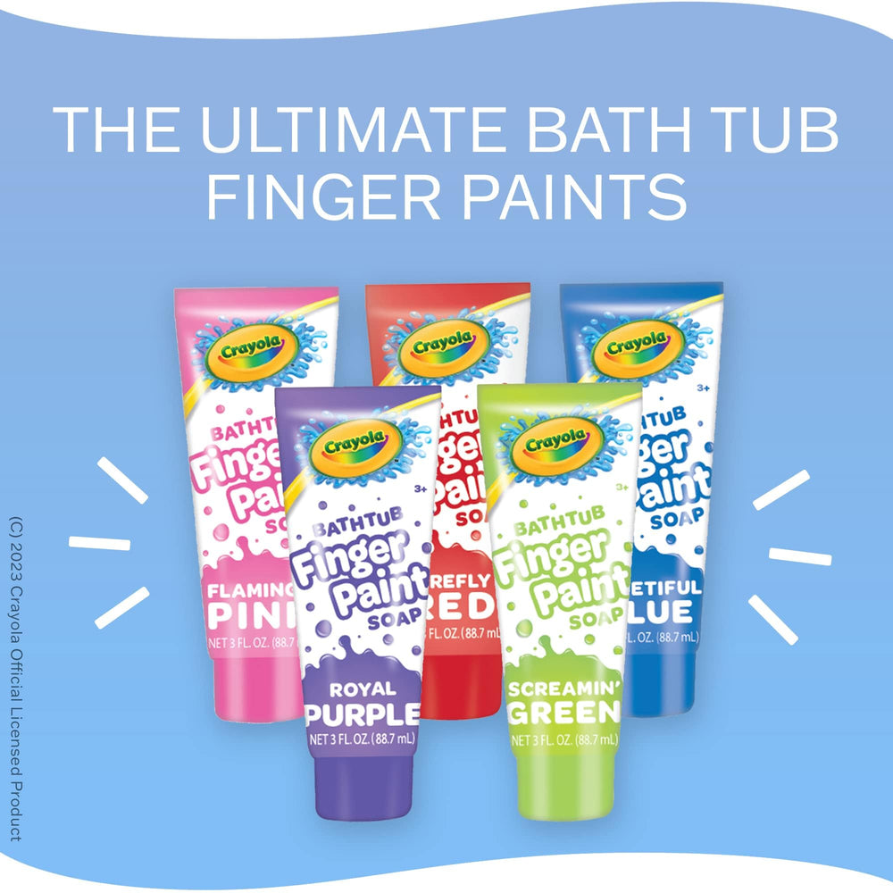 Crayola Taste Beauty kid-safe colors brighten the tub experience for young artists