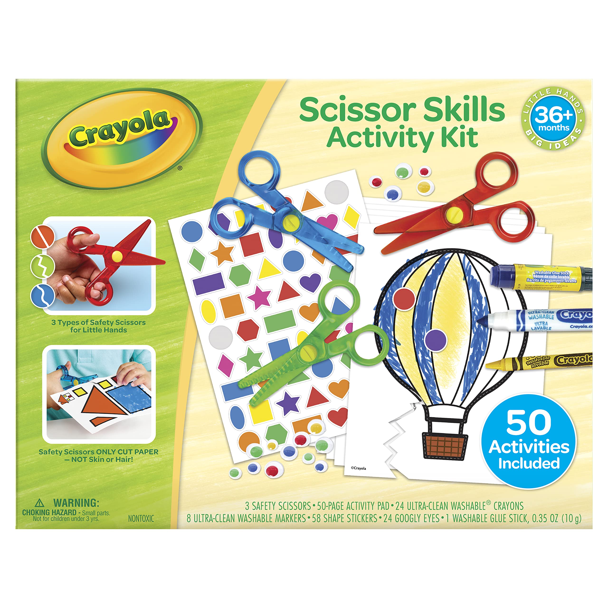 Crayola washable crayons provide vibrant color for art adventures