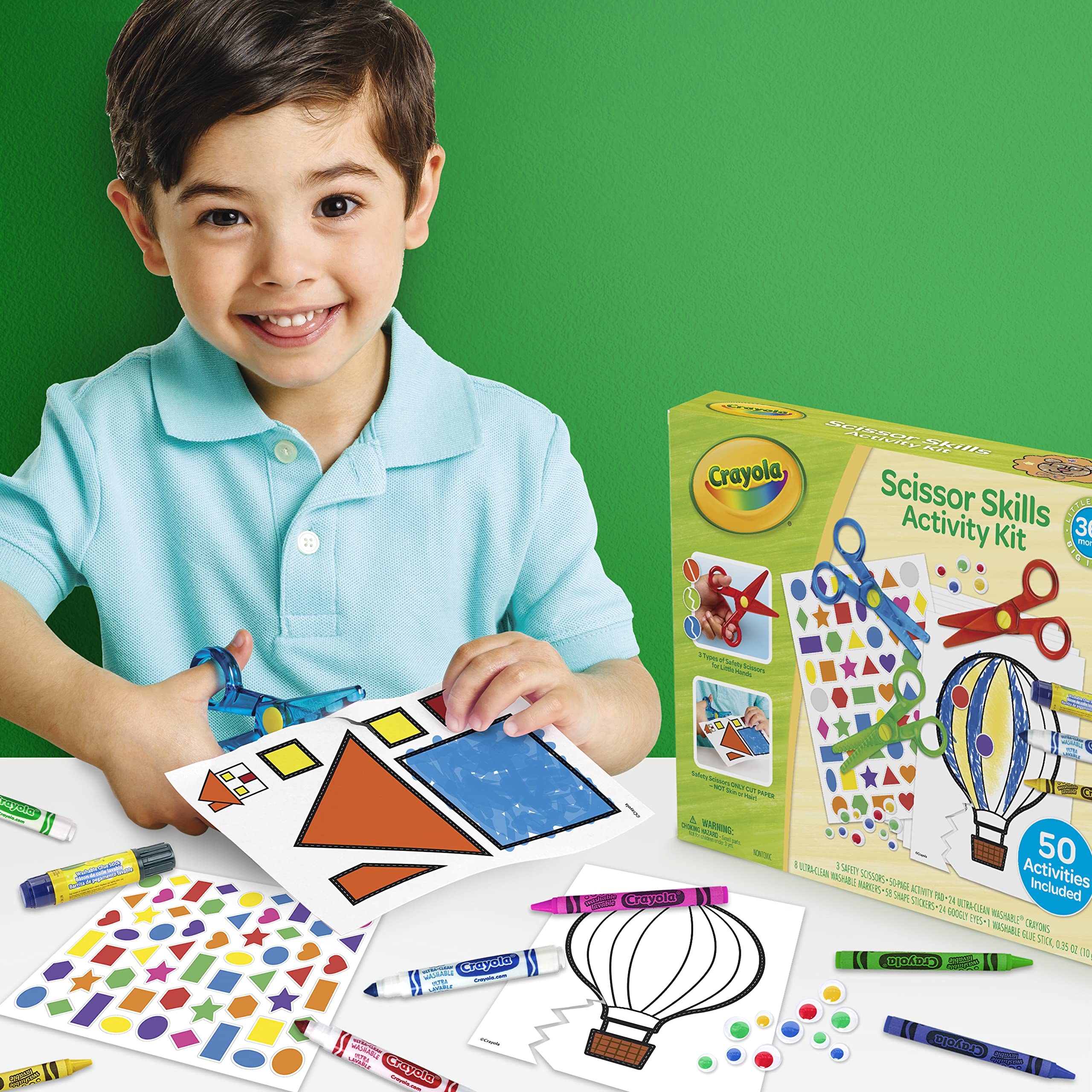 Crayola washable markers offer bold options for doodles and scenes