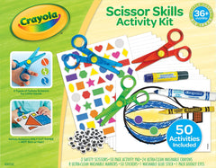 Crayola toddler safety scissors with straight blades ease paper cutting for little hands