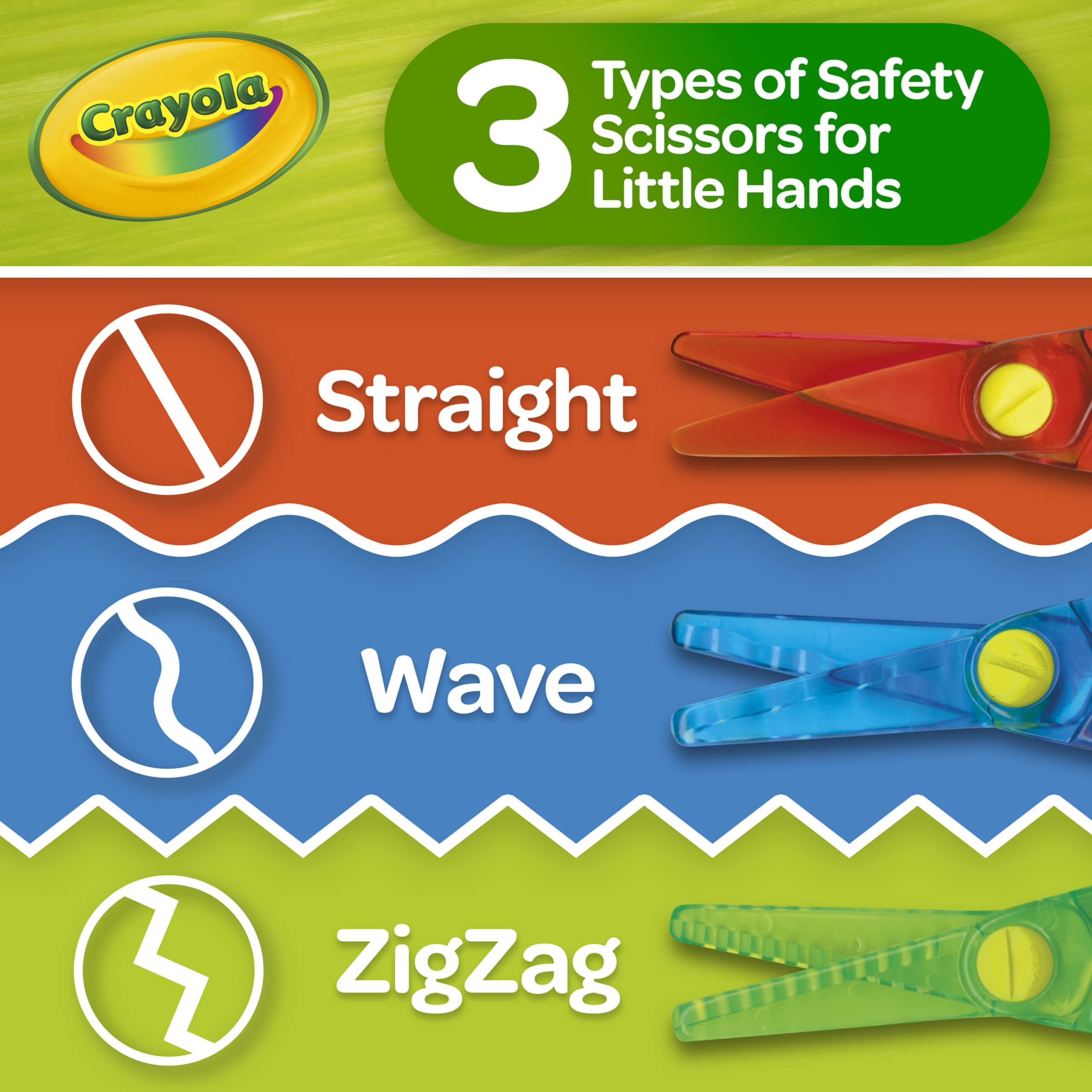 Crayola zigzag scissors add creative edges for kid-friendly crafts