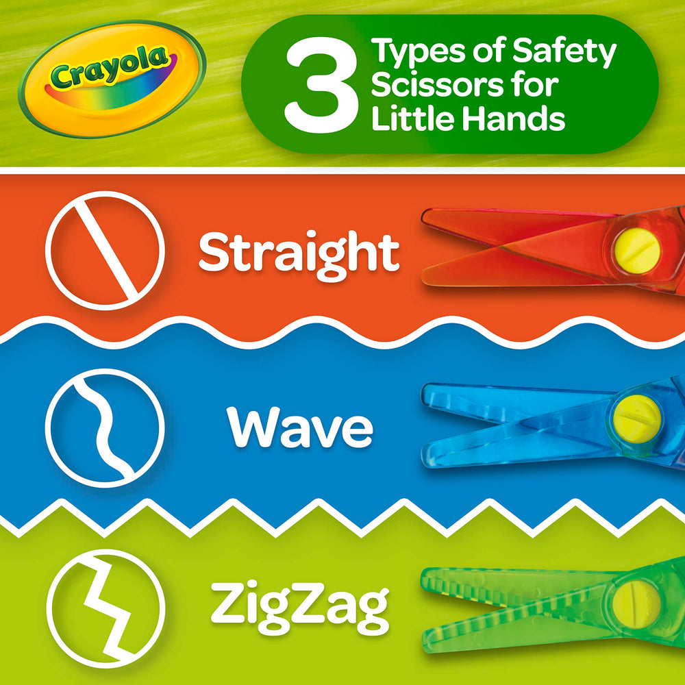Crayola zigzag scissors add creative edges for kid-friendly crafts