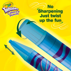 Crayola Twistables 24-color palette ready for projects