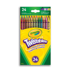 Crayola Twistables 24 pencils in a vibrant package, easy to store