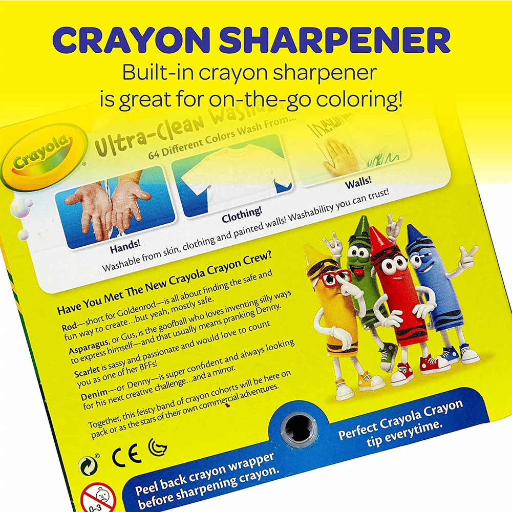 Crayola Washable Crayons kids drawing session with bright hues