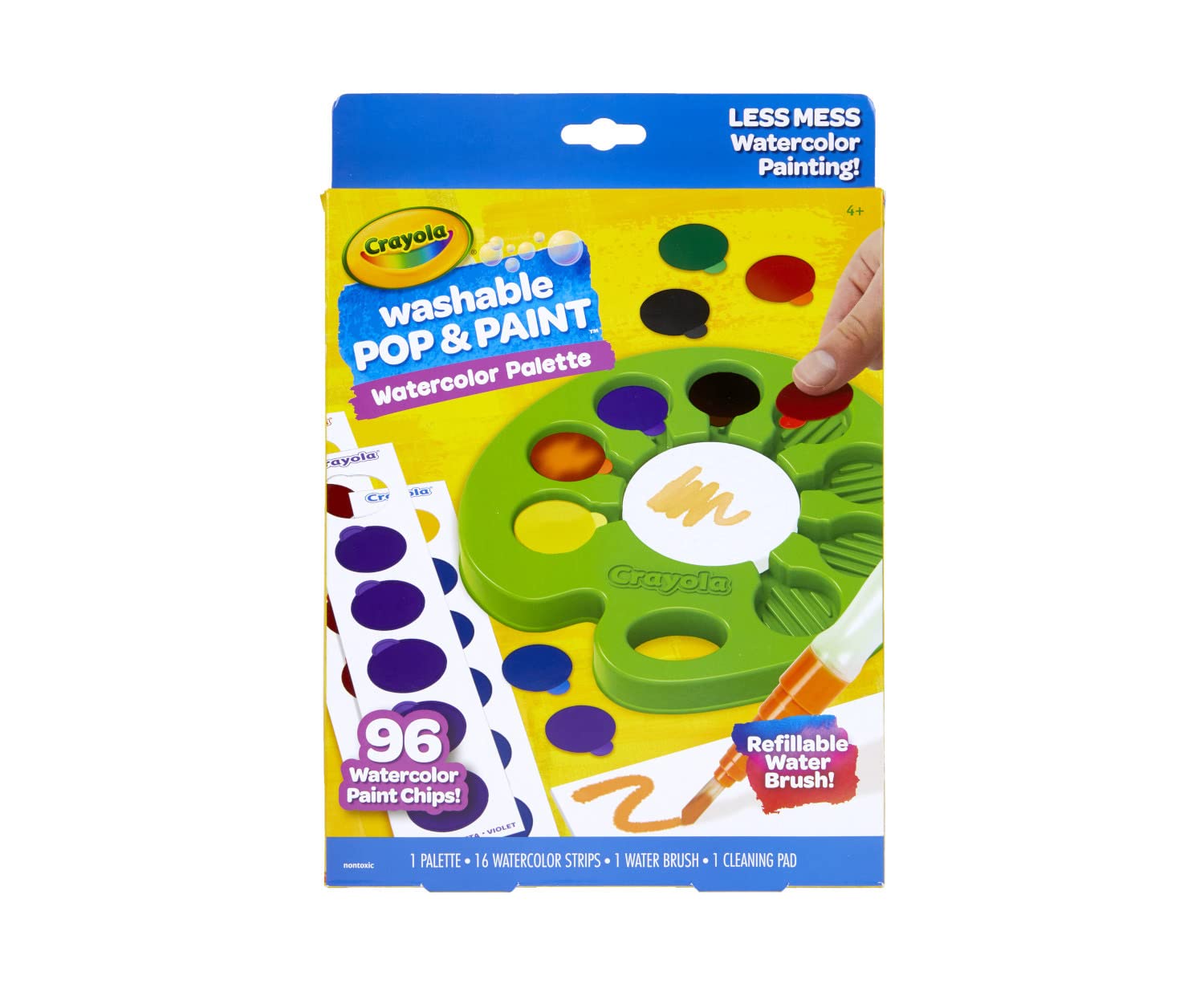 Crayola Watercolor Pop gift-ready packaging ideal for holidays and birthdays.