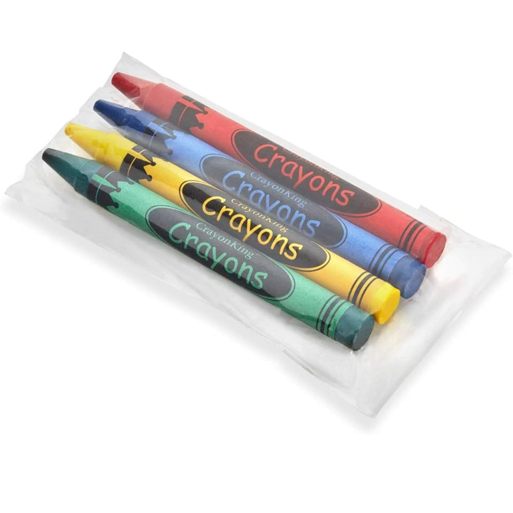 CrayonKing 150-set four-pack crayons for bulk coloring in classrooms and parties