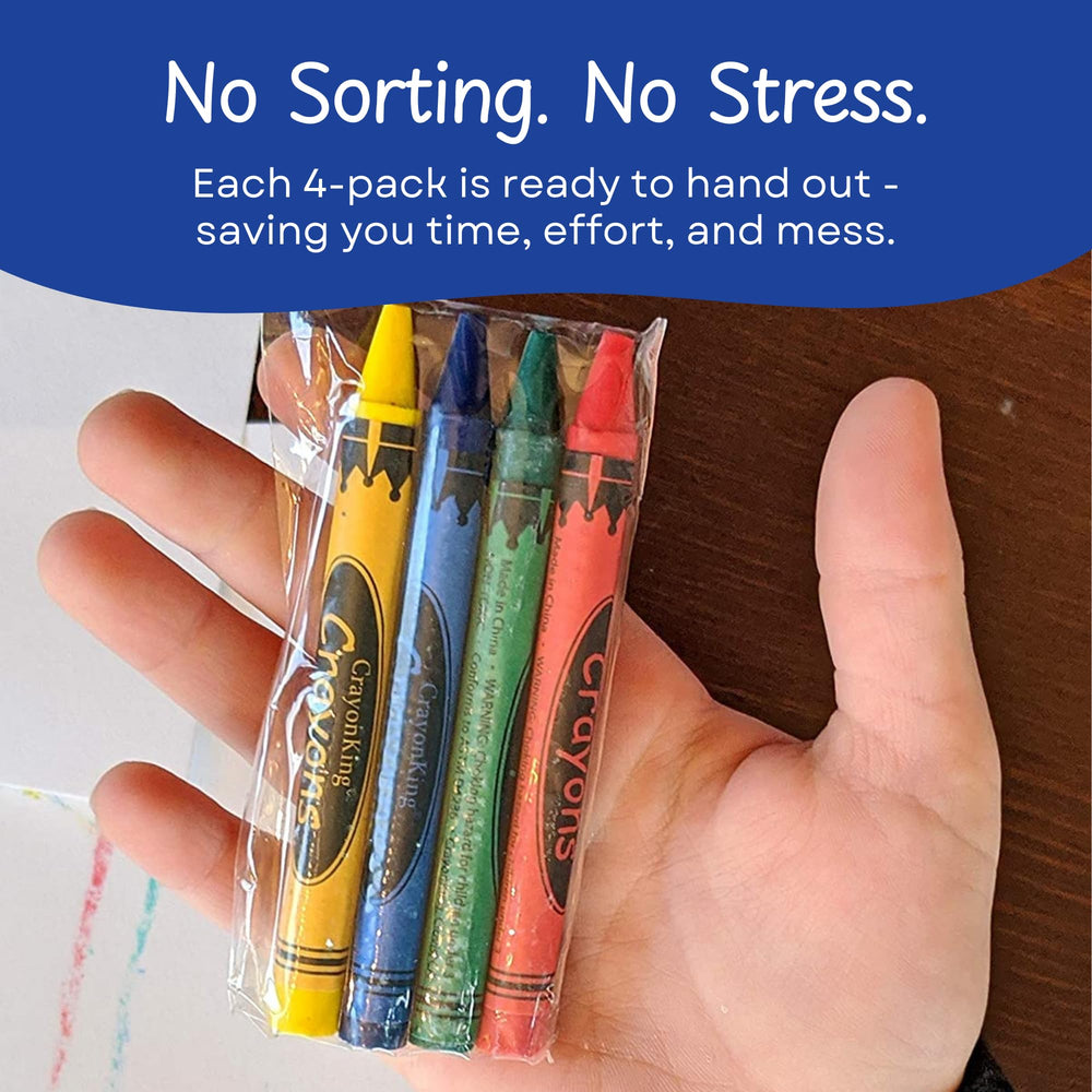 CrayonKing 3-1/8-inch crayons designed for small hands and easy control