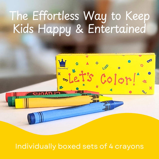 CrayonKing 600 crayons bulk pack highlighting vibrant colors for art activities and events.