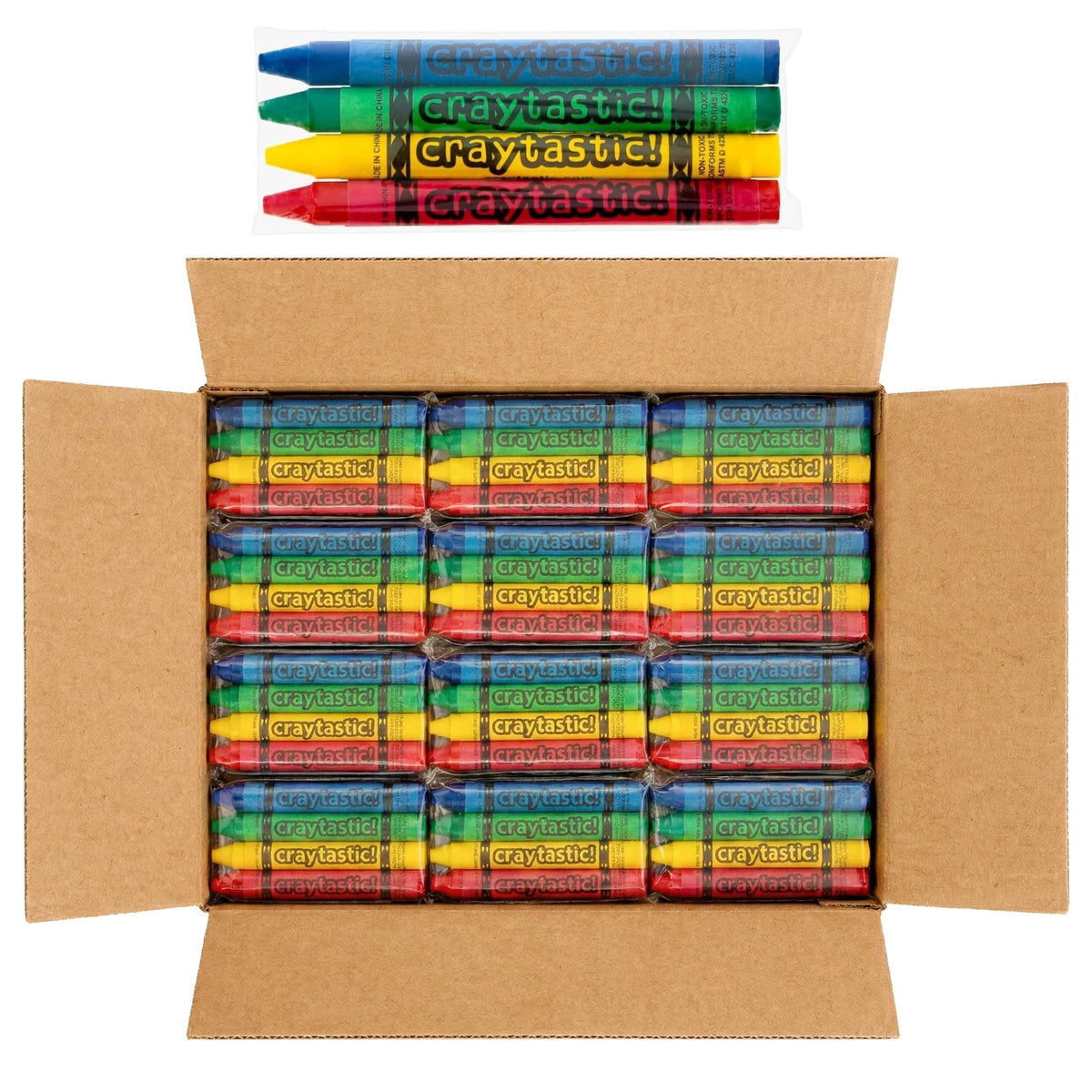 Craytastic 300 crayons case for easy classroom storage and bulk budgeting.