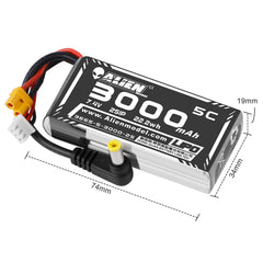 Crazepony 300+ life cycles for durable FPV battery use.