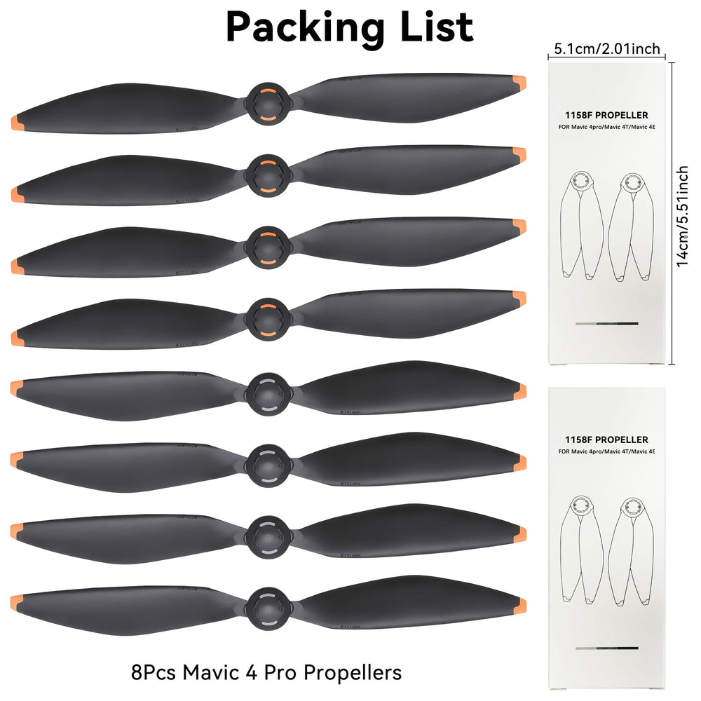 Craznick Mavic 4 Pro endurance-boost propellers may extend flight time.