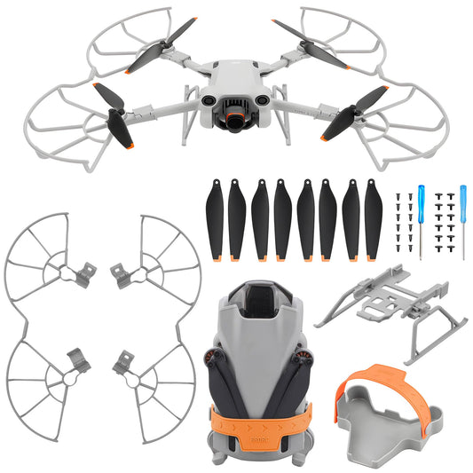 Craznick Mini 3 Pro propeller guard protects blades during flight