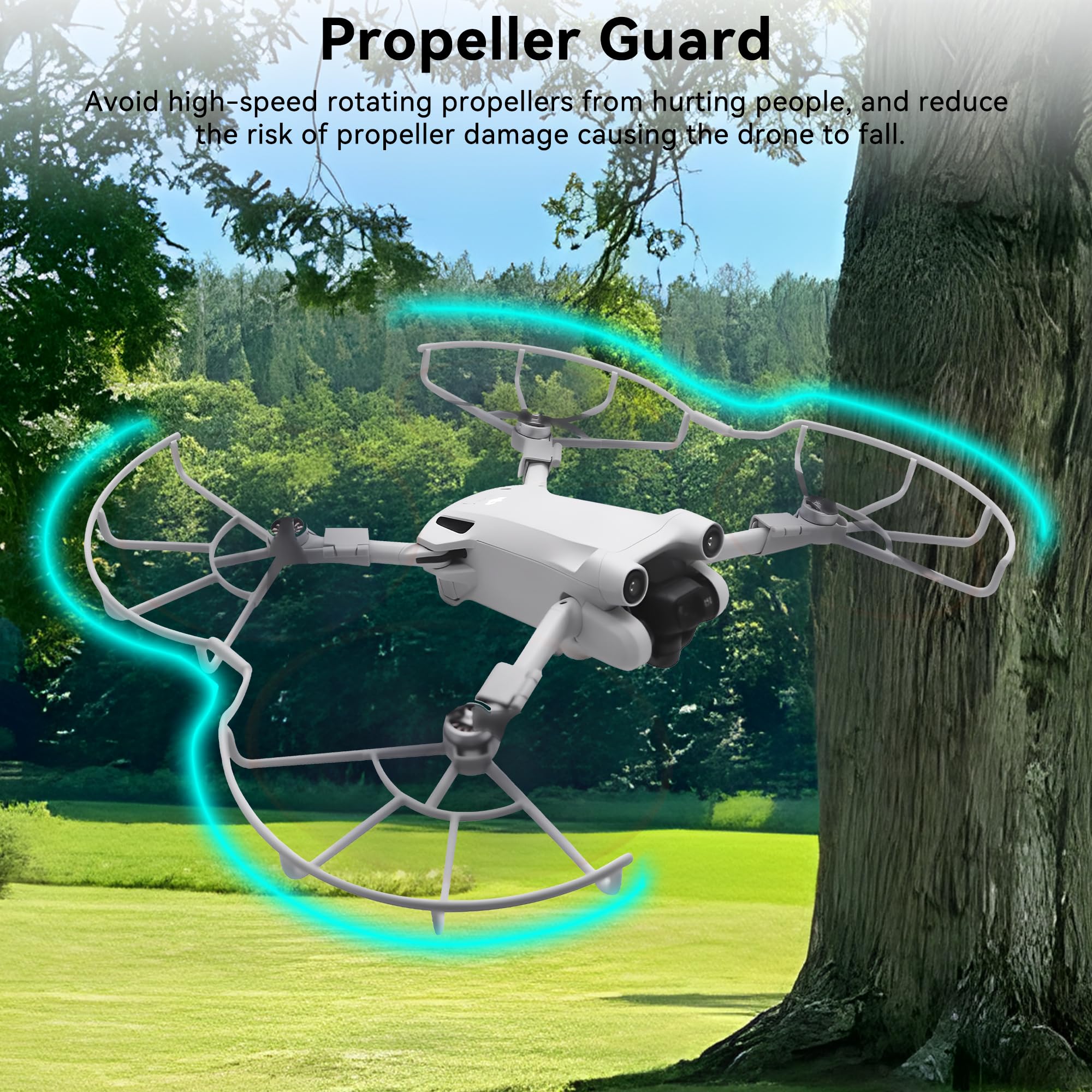 Craznick Mini 3 Pro propeller holder guards the bottom and sensors