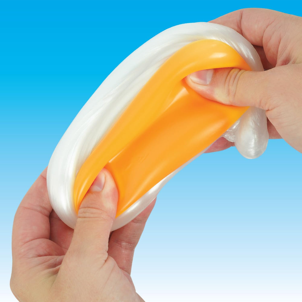 Crazy Aaron's Egg-Cellent Thinking Putty stretches smoothly for stress relief