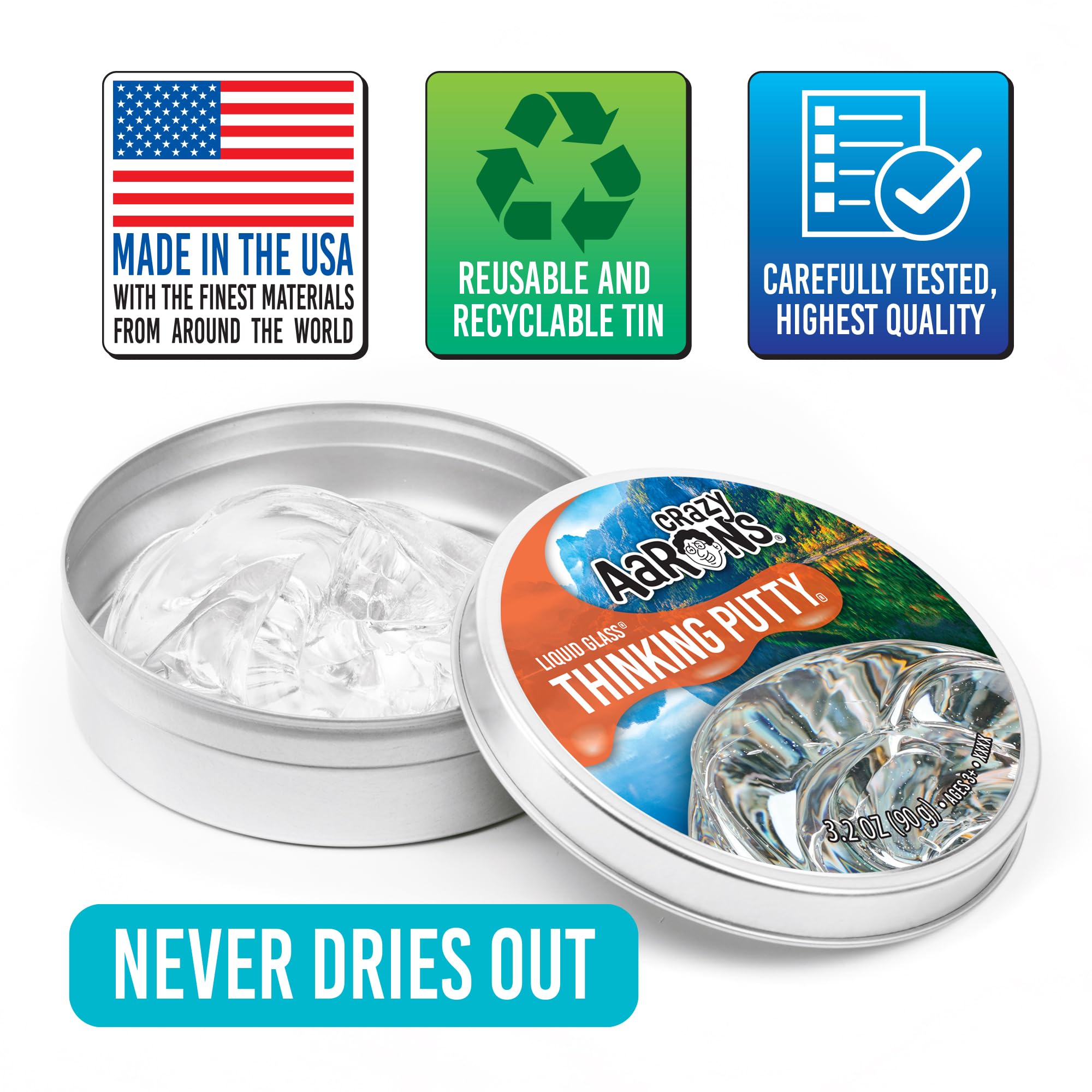 90 g tin provides ample material for multiple sessions at home or class.