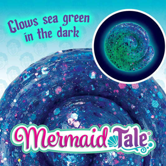 Crazy Aaron's Mermaid Tale color-changing sparkles reveal turquoise and purple shifts.
