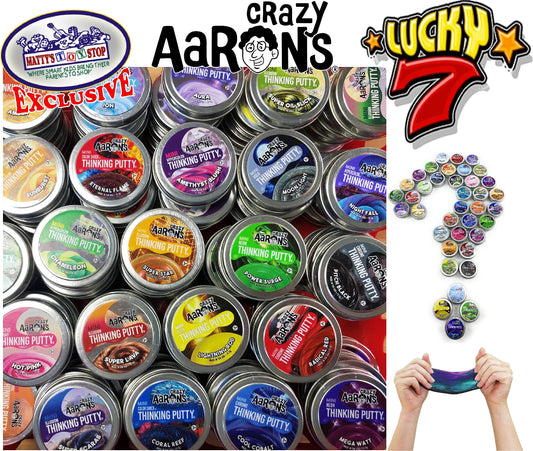 Unboxing Lucky 7 Surprise Bundle with colorful mini tins for party favors
